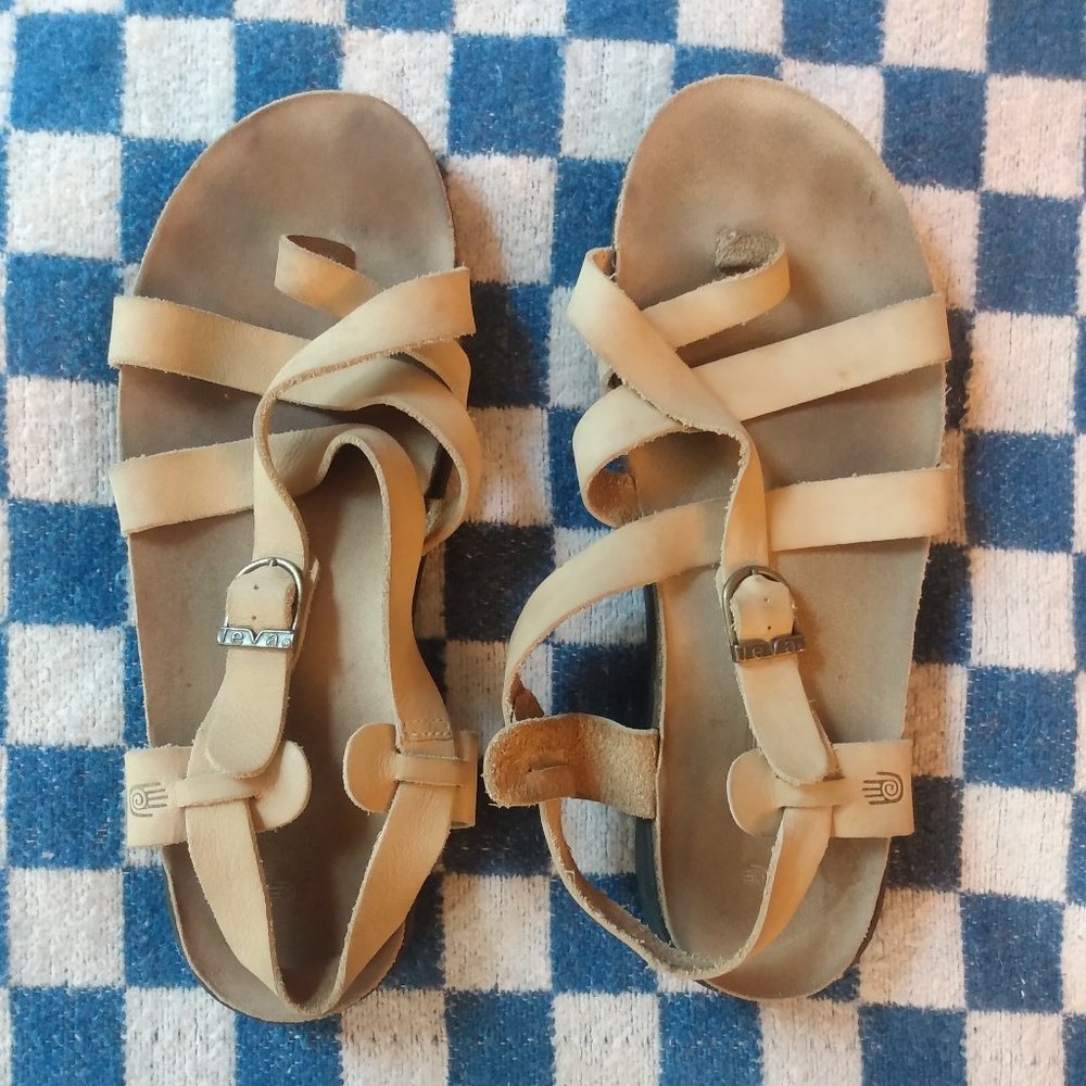 TEVA Strappy Day Sandals, Waterproof Leather